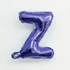 Globos de Película de Aluminio Morados de 16 pulgadas Alfanuméricos 0-9 A-Z Arreglos de Cumpleaños Decoraciones Globos de Papel de Aluminio Venta al por Mayor