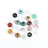 Jingde Jewelry Cristal Natural Jade Agujero Grande Cuentas de Ábaco Cuentas Sueltas Accesorios para Joyería DIY Pulsera Collar Cuentas Espaciadoras