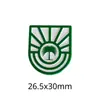 Emblema Nacional da Arábia Saudita Insígnia Adesivo de Telefone Padrão Palmeira Faca Curva Insígnia de Metal Presente Comemorativo Fonte de Fábrica Transfronteiriça