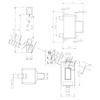 TS-B014 con parche de columna 3*6*5/4.3mm interruptor táctil microinterruptor cobre de dos patas parche vertical smt