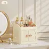 Caixa de Armazenamento de Mesa de Alta Qualidade, Caixa Organizadora Dobrável de Múltiplas Camadas, Caixa de Armazenamento para Batom e Cosméticos, Armário de Armazenamento para Produtos de Skincare