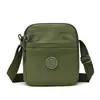 2026 Nova Bolsa Transversal Simples de Nylon para Primavera e Verão para Mulheres, Bolsa de Ombro Versátil Leve com Múltiplas Camadas, Bolsa Pequena, Bolsa para Celular