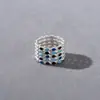 Anillo Calado de Metal de Alta Calidad con Esmalte de Goteo Colorido Bohemio Diseño de Nicho Retro Europeo y Americano Anillo Único Personalizado