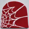 Gorro de Punto Jacquard Tejido con Patrón de Telaraña Transfronterizo, Gorro Unisex de Lana para Exteriores a Prueba de Frío y que Mantiene el Calor al por Mayor