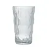 Taza de cristal transparente estilo glaciar, taza de agua de verano, taza de agua de alto valor de color, taza de cerveza, taza de regalo, taza de vino al por mayor