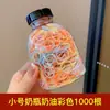 Ligas de Goma para el Cabello para Mujer, Engrosadas y Duraderas, Bandas Elásticas de Alta Elasticidad, Cuerdas para el Cabello Duraderas, Accesorios para el Cabello para Mujer