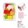 Mini Bloco de Esponja para Nail Art Esponja Puff de 10mm para Contorno de Blush Conjunto de Esponjas Quadradas Pequenas com Clipe de Pegada