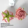 Cabeças de Flores Laranja DIY Materiais Artesanais Flores Artificiais Flores de Seda Acessórios para Roupas Headwear Decoração de Bolsas Flores para Chapéu de Palha