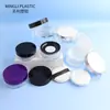 En Stock Al Por Mayor Envase de Material de Empaque para Polvos Sueltos de 5g 10g 20g con Borla, Caja Rellenable para Polvos Sueltos con Compartimento de Malla Elástica, Caja Vacía