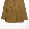 Ropa de Mujer Transfronteriza Primavera y Otoño 2026 Estilo Europeo y Americano Moda Casual Chaqueta Blazer Holgada Decorada con Botones para Mujer E490476
