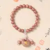 Pulsera de Madera de Cedro, Pulsera de Cuentas de Buda de Doble Círculo de Lujo Ligero, Bandeja Portátil para Juguetes y Joyería de Fragancia Antigua Retentiva, Venta al por Mayor