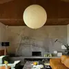 Luminária pendente esférica de papel estilo japonês Isamu Noguchi para sala de estar, sala de jantar, café, pousada, loja de roupas, abajur pendente estilo wabi-sabi