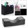 Almohada en forma de U para injerto de pestañas mesa de trabajo pestañas bordadas maquillaje reposacabezas de belleza herramienta de ayuda cómoda y duradera
