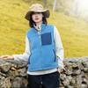 Ropa de exterior de polar para mujer, chaleco polar de doble cara para otoño e invierno, chaleco cálido para hombre, chaqueta ajustada sin mangas adelgazante.