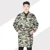 Ropa de Trabajo Abrigo Azul de Manga Larga para Hombre, Extra Grande, Resistente a Manchas, a Prueba de Polvo, Ropa de Protección Laboral Engrosada, Overol Camuflaje, Resistente al Desgaste