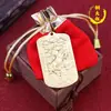 Token de Sucesso do Cavalo do Ano do Tio Ma de Cobre Insígnia de Cintura Pingente de Carro Metal Wu Tai Shen Zhao Gongming Token Pingente Atrator de Riqueza