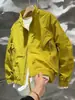 Estilo Casual Simple Japonés Versátil Juventud Primavera y Otoño Nueva Marca de Moda Ropa de Trabajo para Exteriores Patchwork Cuello Alto Manga Larga Chaqueta
