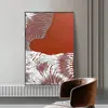Pintura decorativa minimalista nórdica moderna para sala de estar, hotel, restaurante, pasillo, pintura de fondo vertical grande para escaleras, mural