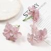 Simulação diy begônia flor caixa de presente flor decoração flor de hortênsia artificial material para guirlanda feita à mão decoração de casamento caixa de presente flor