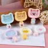 Plato Lindo Popular Temático de Comida Accesorios de Resina Pinzas para el Cabello DIY Llaveros Imanes para Refrigerador Zuecos Accesorios para Funda de Teléfono