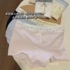 Roupa Íntima Feminina Algodão Puro 2025 Novo Estilo Algodão 10A Virilha Antibacteriana Amigo da Pele Verão Tamanho Plus Feminino Boxer Plano
