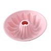 Molde de silicona para pastel en forma de flor patrón espiral molde redondo de 8 pulgadas para pastel chiffon molde para hornear casero DIY venta al por mayor