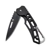 Mini Cuchillo Navaja Plegable Multifuncional Cuchillo Portátil Herramienta de Defensa Equipo para Exteriores Portátil Exquisito Cuchillo de Expreso Desmontable