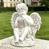 Decoración de Jardín Artesanía Decorativa Vintage Escultura de Cupido Figura de Ángel Creativa de Nuevo Producto Transfronteriza Estilo Francés