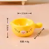 Mini Tigelas e Utensílios para Fondue de Pato, Acessórios de Comida e Brincadeira para Fondue, Brincadeira de Faz de Conta para Casa de Bonecas Infantil DIY Cola de Creme Pequenos Enfeites de Mesa