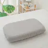Conjunto de duas fronhas universais 100% algodão, 48cmx74cm, fronha de espuma de memória, capa protetora à prova de sujeira para travesseiro de látex de uma pessoa