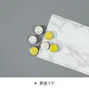 Aromaterapia Gesso DIY Acessórios Pedras de Fragrância Artesanais Pingente de Fragrância Desenho Animado Q Mini Boneco Decoração com Clipe para Saída de Ar