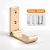 Gancho Plegable para Ropa Gancho de Aleación Gancho Individual Armario de Zapatos Colgante de Pared Gancho para Ropa Armario Entrada Baño Baño Gancho de Ropa de Aleación de Aluminio