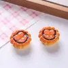 Torta de frutas fofa comida de simulação brinquedo DIY acessórios de cola de creme boneca de sobremesa miniatura decorações de casa de bonecas