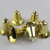 Relógio de Natal de 3CM Pingente de Árvore de Natal Decorações de Natal Sino Dourado Pacote com 6