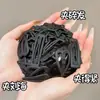 Pinza para el cabello con flequillo negro para mujer, estilo nuevo 2024, pinza para el cabello rota, pinza lateral, pinza pequeña, tocado, pinza para el cabello frontal para niños.