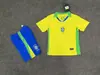 2526 novo uniforme infantil da seleção de futebol Brasil Itália Portugal Espanha camisa infantil