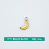 Acessórios DIY de Joias Estilo Coreano Padrão Banana Estilo Coreano Pingente Pequeno Único de Liga com Gotejamento de Óleo Acessórios para Colar Pulseira