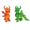 Alas Impresas en 3D Transfronterizas Dragón Volador Articulaciones de Ojo Artificiales Modelo Creativo Móvil Juguetes de Animales Adornos Hechos a Mano Venta al por Mayor