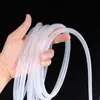 Tubo de Silicona de Grado Alimenticio, Manguera de Silicona Resistente al Desgaste y a la Rotura, No Tóxica, Sin Olor, Resistente a Altas Temperaturas, Cubierta de Silicona Transparente