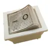 Interruptor tipo navio KCDD4 quatro pinos Branco máquina de interruptor interruptor de controle 31*25 fundo branco luz branca interruptor tipo navio