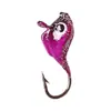 Anzuelo de Pesca con Cabeza de Plomo de 10 Colores con Forma de Delfín Transfronterizo 1.6g Anzuelo de Pesca en Hielo Micro Colorido Señuelo de Pesca Suave Anzuelo de Pesca