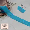 Acessórios de Renda Elástica Colorida para Decoração de Tecido DIY Feito à Mão, Decoração de Bainha de Saia, Materiais Estreitos Pretos e Brancos