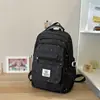 Mochila Amarilla Cremosa con Lunares, Estilo Juvenil, Estilo Ins Academy Coreano, Mochila de Alto Valor para Estudiantes de Secundaria