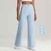 Pantalones Rectos Athena Lulu Lenzing Modal para Mujer con Botón Ajustable Hilo Sueltos Deportivos Fitness Yoga
