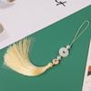 Fivela Ping An Tassel de Margarida Pequena Novo Estilo Chinês Hanfu Pingente de Roupa Antiga Chinesa Chinelo Diy Bolsa de Pendurar para Carro Charme Versátil Orelha