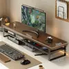 Soporte elevador para computadora de escritorio de sala de e-sports, estante de almacenamiento de escritorio, soporte para monitor de estación de trabajo, soporte elevador extendido para laptop