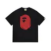 Camiseta estilosa japonesa da marca Ape Kikai Maneki Neko de manga curta para homens e mulheres, adolescentes, moda de rua e campus, camiseta juvenil de manga curta