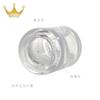 En stock venta al por mayor botella de aceite esencial de 20 ml botella con gotero de 30 ml botella de vidrio redonda recta de doble anillo botella de vidrio para líquido esencial cosmético