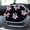 Perfume creativo para salida de aire de coche con forma de mariposa, clip para perfume para aire acondicionado de coche, aromaterapia para coche, fragancia ligera para mujer