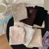 Calcinha Sexy Feminina Renda de Puro Desejo Estilo Francês com Renda e Tela, Confortável Sem Costura Secagem Rápida Cintura Média Abraça o Quadril